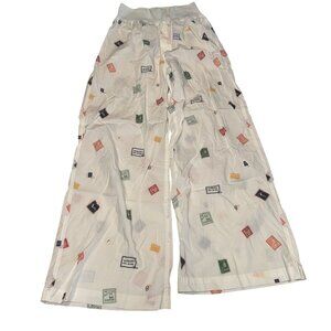 Sosom Riva White Long Sleeve Pajama Pants Women's 1 Small S